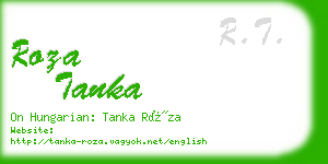 roza tanka business card